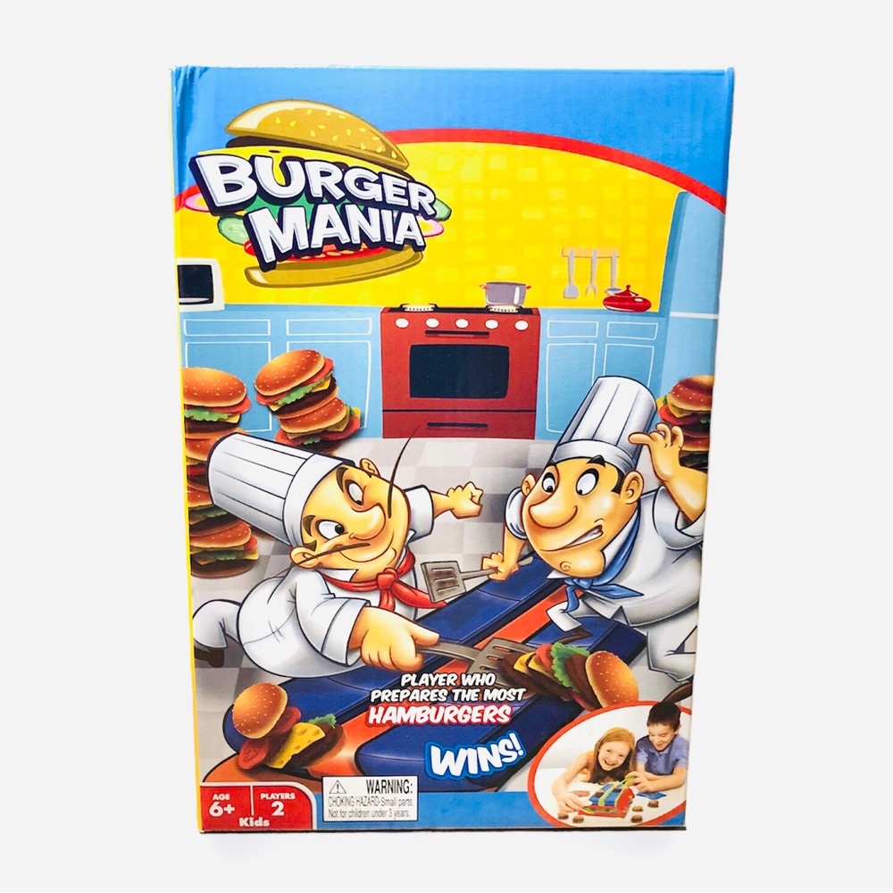 New! HARD TO FIND Burger Mania game